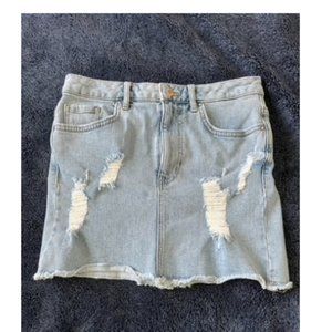 Forever 21 Preppy Denim Skirt